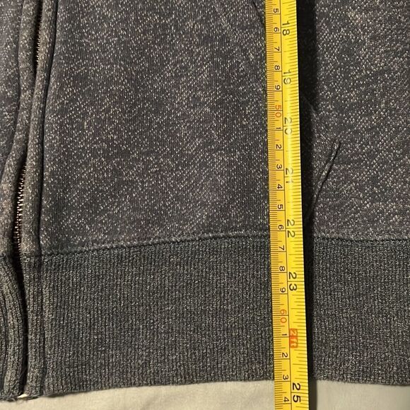 TENTREE Heathered Light Blue Grey Zip Up Hoodie Size Small - Picture 14 of 14